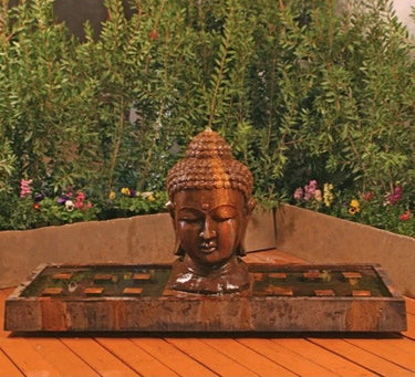 Buddha Head Outdoor Fountain- Gist Fountains